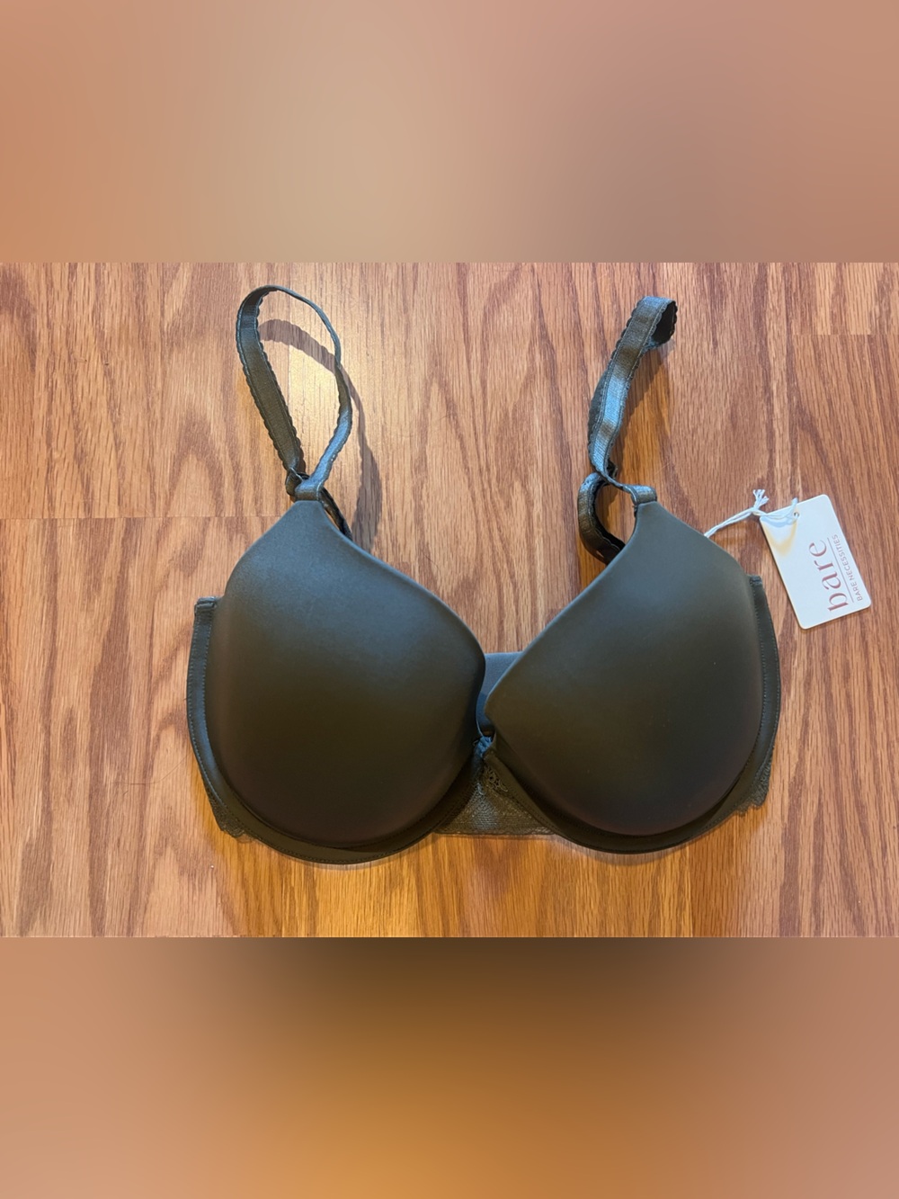 Bare Necessities Olive Green Padded bra with removal straps - 30DDD